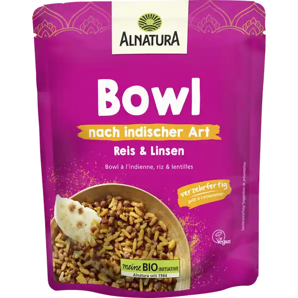 Bio Bowl nach indischer Art