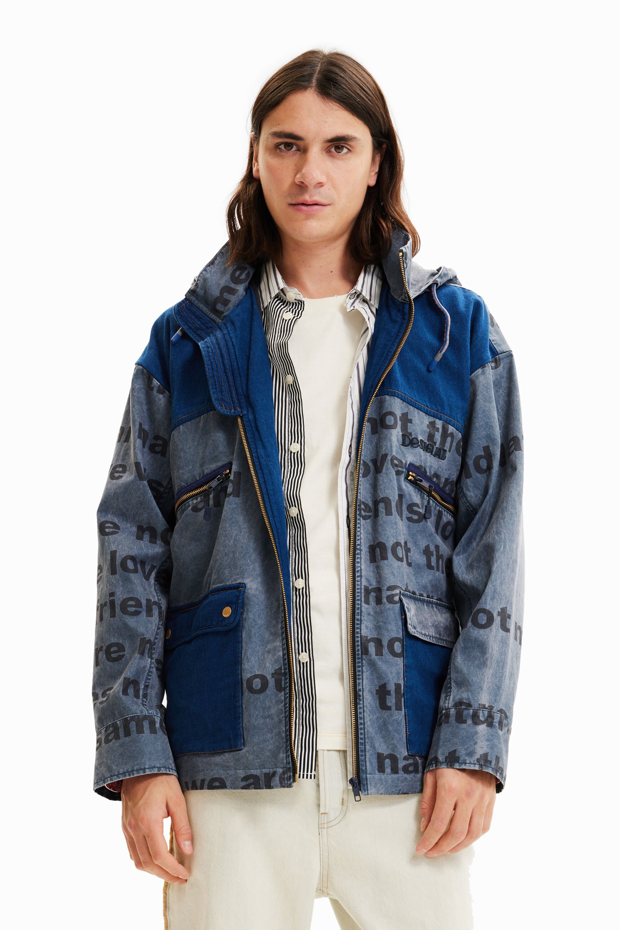 Veste en jean hybride
