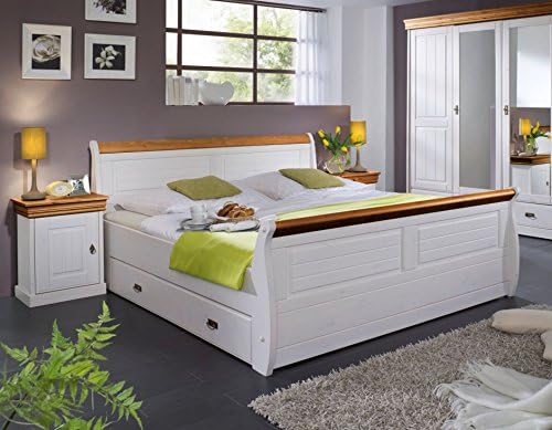 moebel-eins Roman Komplett-Schlafzimmer; Material Massivholz, Kiefer