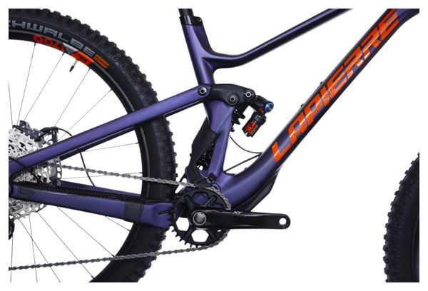 VTT tout suspendu Lapierre Spicy CF 7.9 Shimano Deore XT 12V 29'' Carbone Violet / Or / Orange 2023 - Vélo d'Exposition