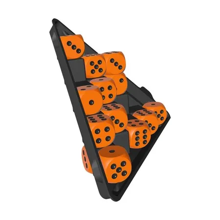 Asmodee Abacusspiele Spiel mini Würfelpyramide orange