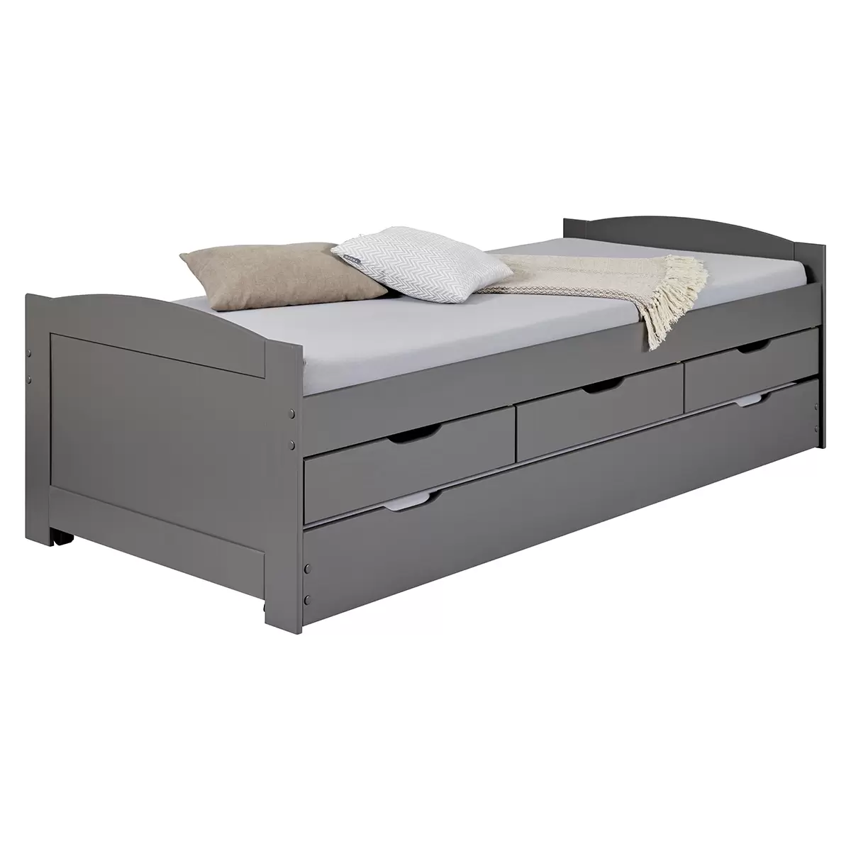 Funktionsbett Lena 90x200 Grau