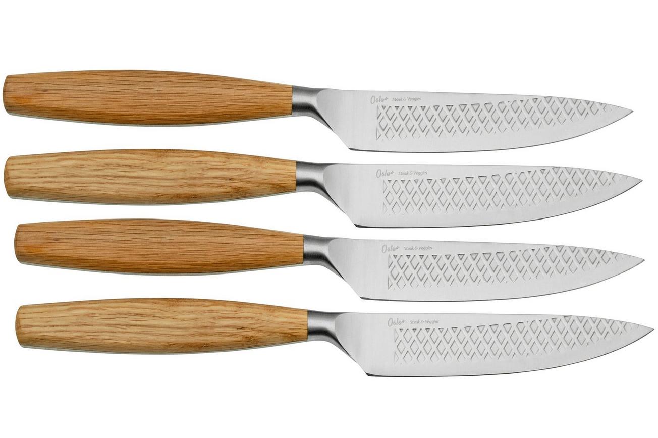 Boska Steakmes Oslo , 320031 Eikenhout Set van 4