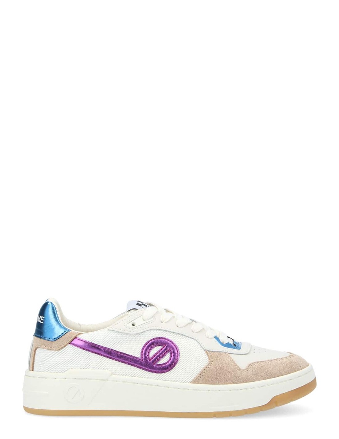 no name Baskets de ville Femme Kelly Sneaker W Violet/Bleu