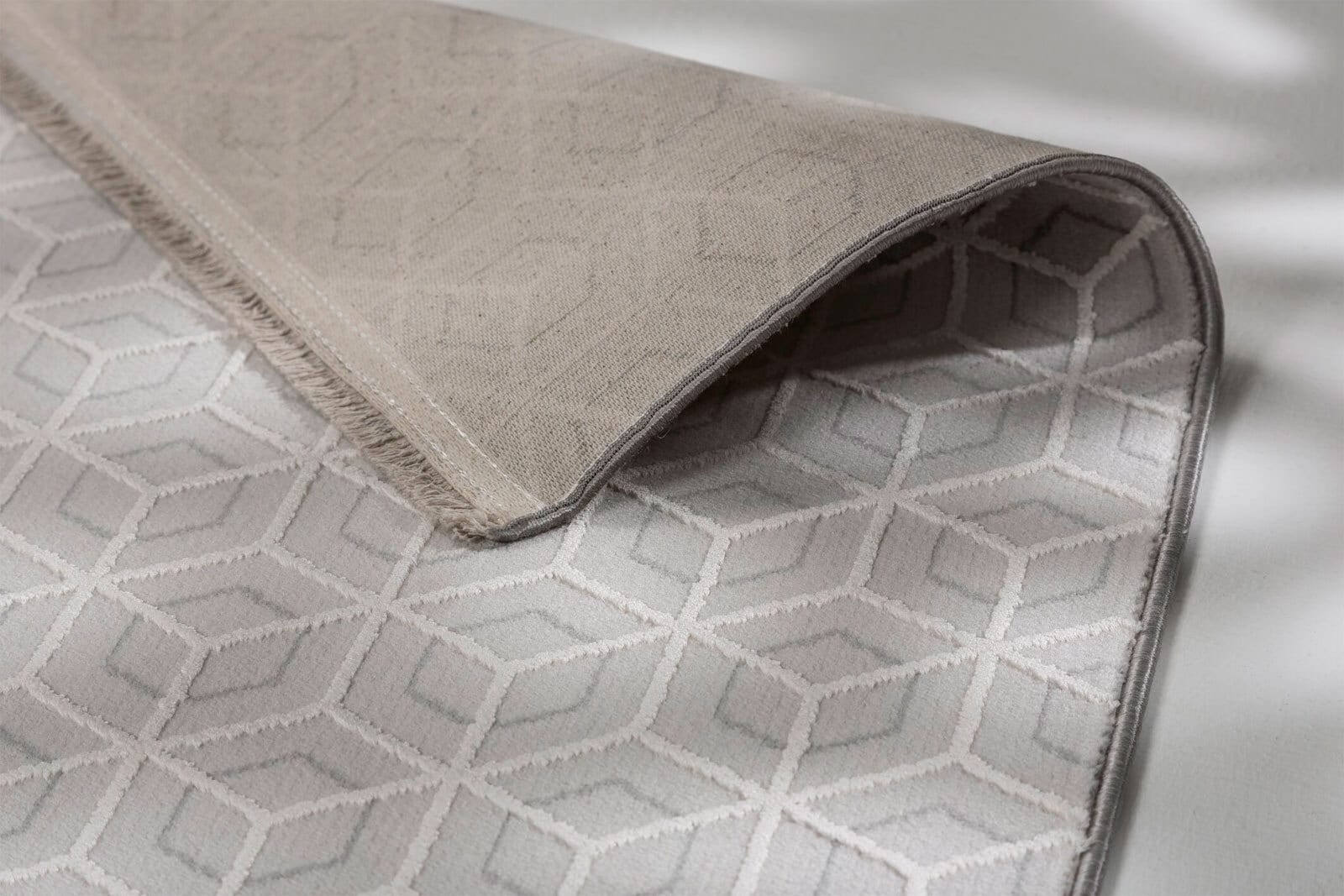 JOOP! Teppich METRIC 200 x 300 cm silberfarbig