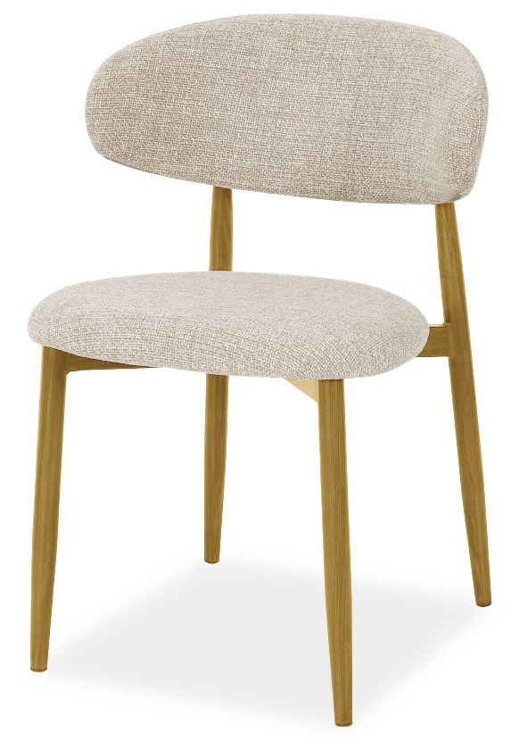 Eetkamerstoel Beige Naturel Kumo B52 x D56 x H77 cm
