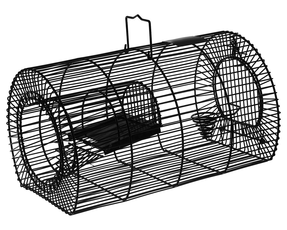 Piège à rat en métal noir • nasse à rat contre les rats