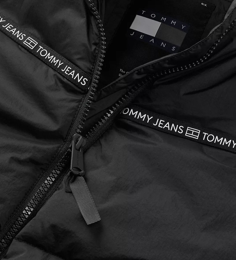 Anoraque acolchoado leve Tommy Jeans preto
