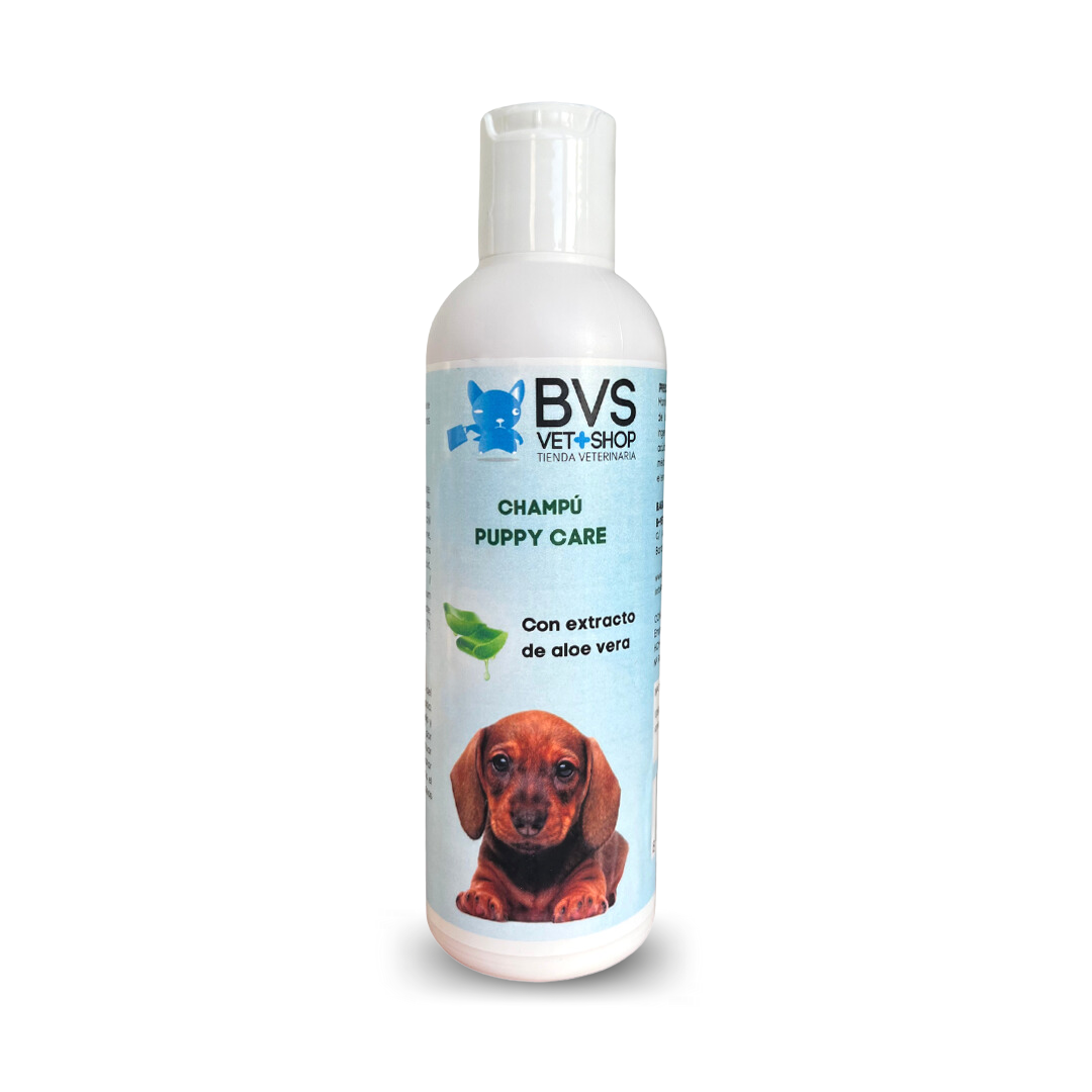 Shampoo BVS Puppy Care com Extrato de Aloe Vera | Shampoo com extrato de aloe vera para proteger até a pele mais sensível.