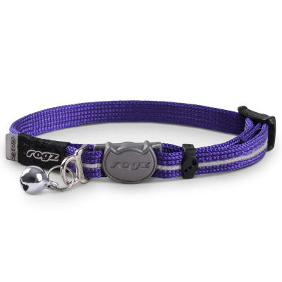 Rogz Alleycat Katzenhalsband lila