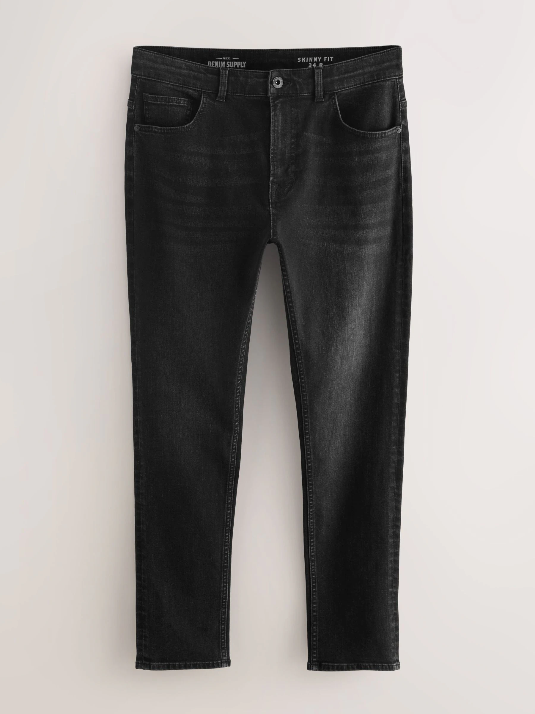 Zwarte wassing - Enkele - Skinny fit klassieke stretchy jeans