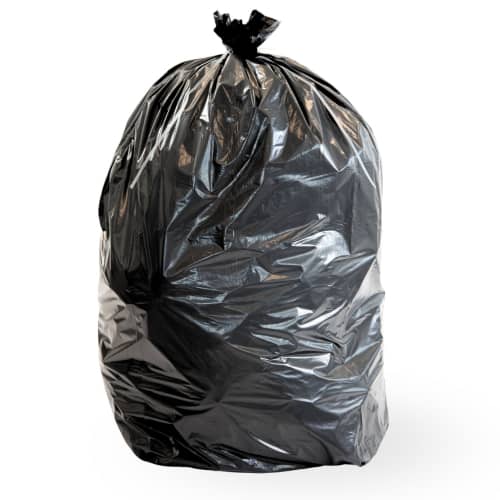 Sac plastique PE BD 110L noir 50µm Jet'Sac