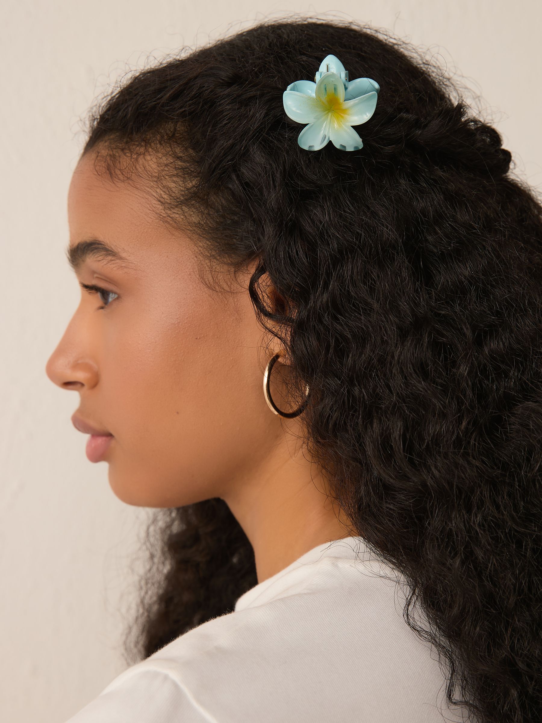 Veelkleurig - Mini Flower Hair Clips 3 Pack