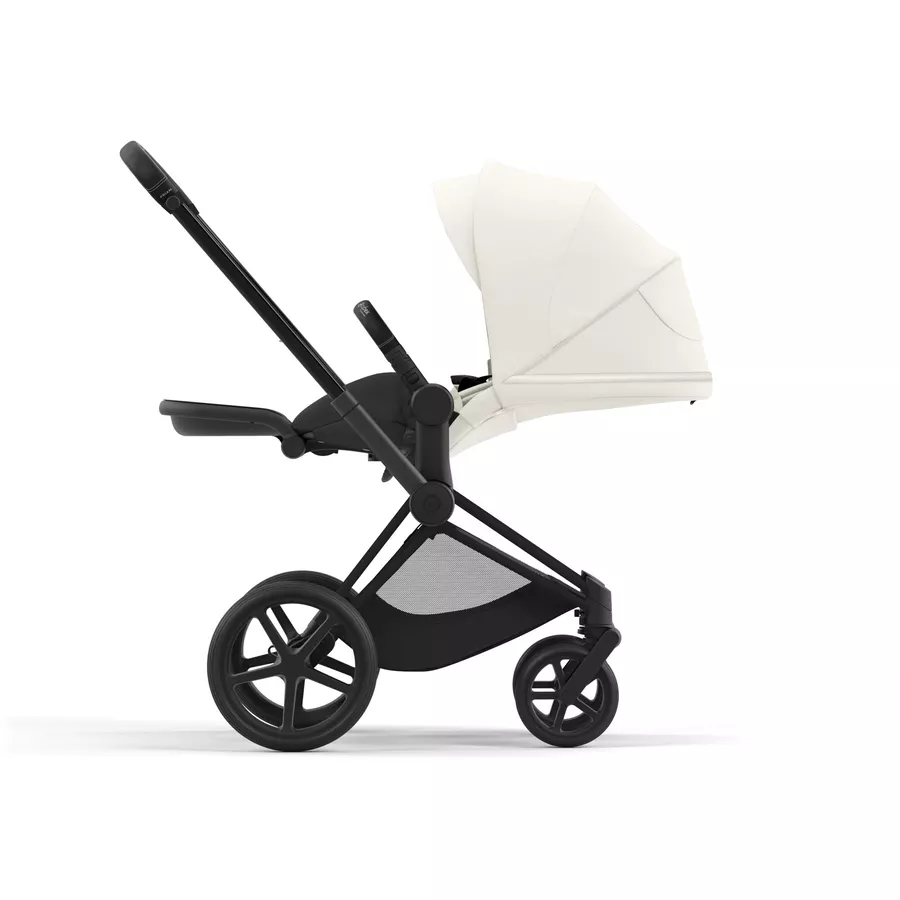 cybex PLATINUM Kombikinderwagen New Priam Priam Matt Black Off White