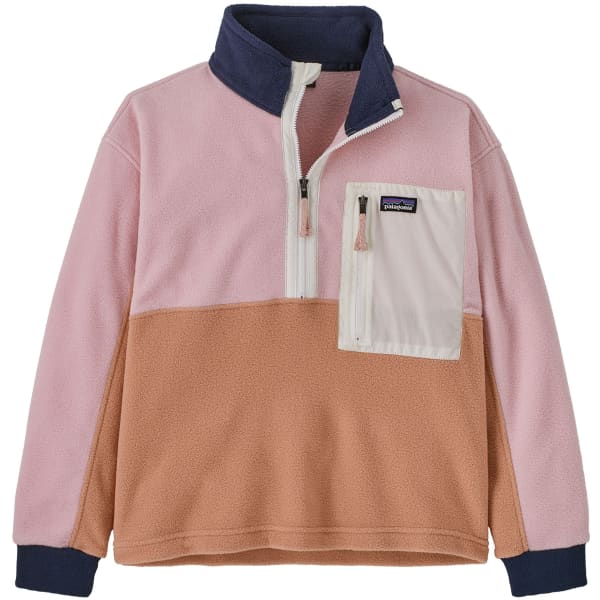 Sweat polaire PATAGONIA K'S MICRODINI 1/2 ZIP TERRA PINK