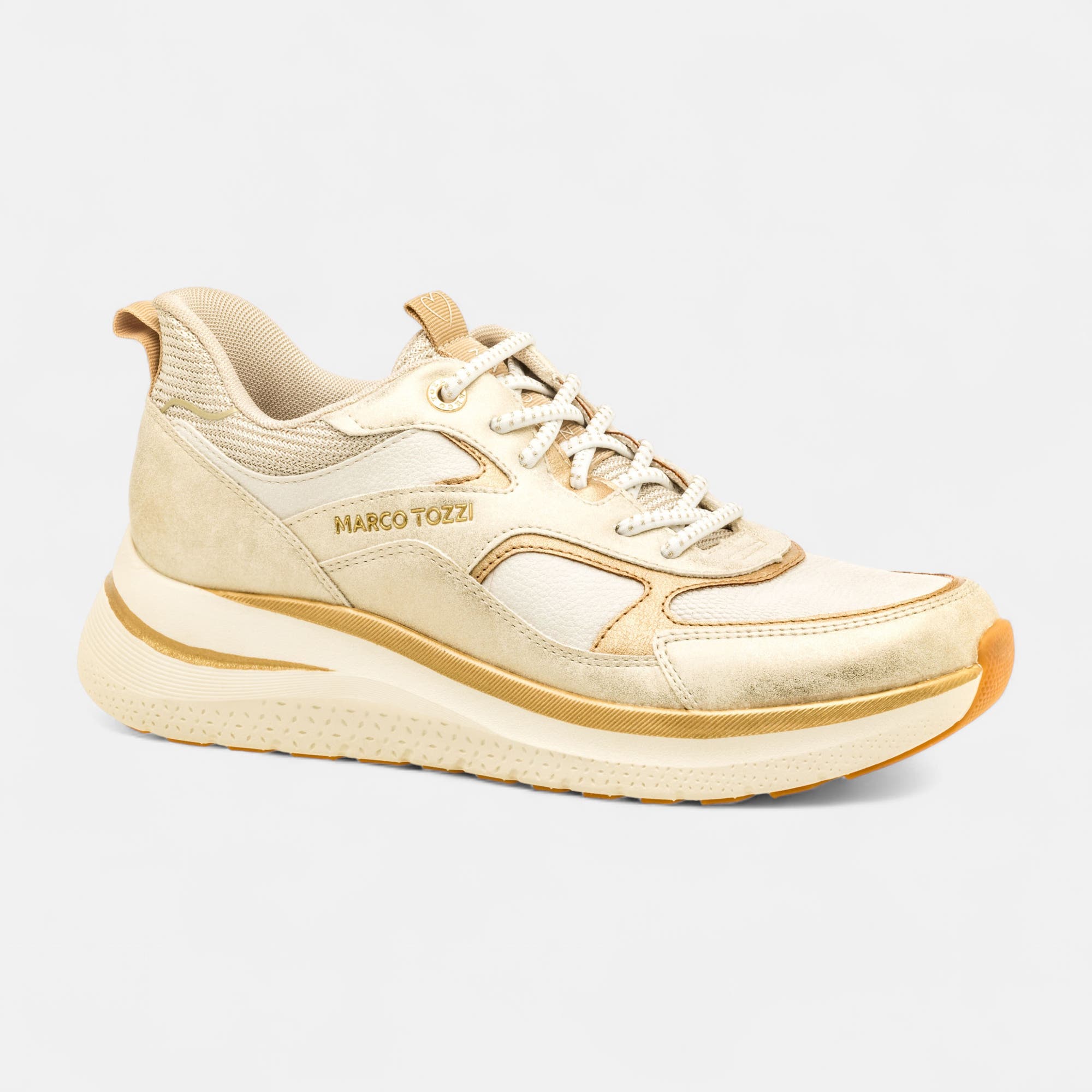 Baskets basses Femme or