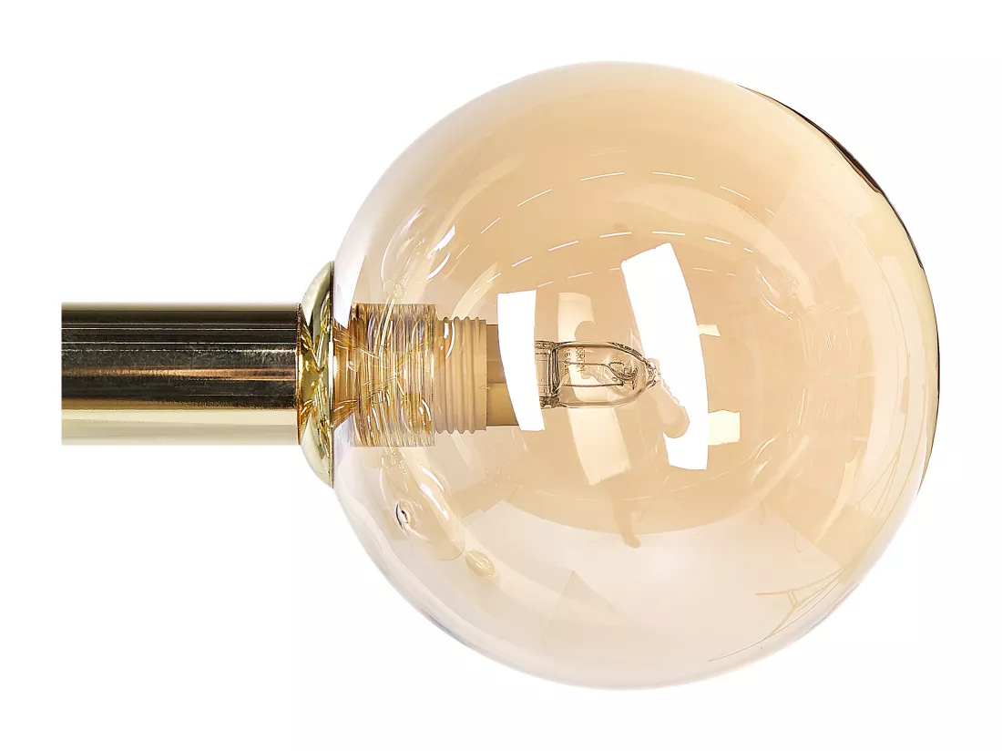 Lampe suspension RAMIS Métal Doré