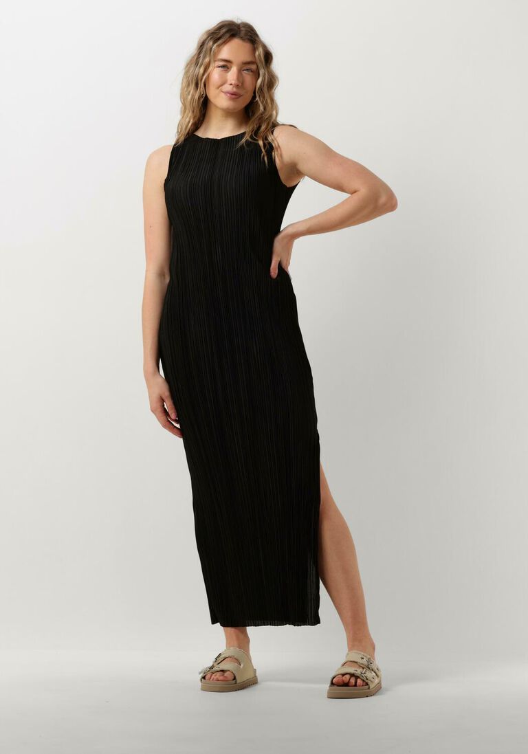 ENVII zwarte envii maxi jurk encomo sl dress 7089