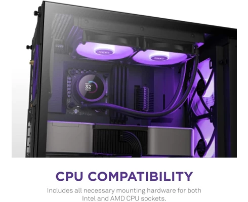 NZXT Kraken 240 Black RGB fans