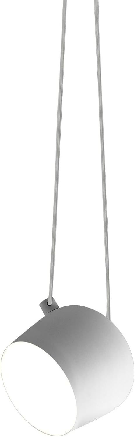 FLOS Aim Pendelleuchte schwenkbar cm 24 cm aus Aluminium weiß