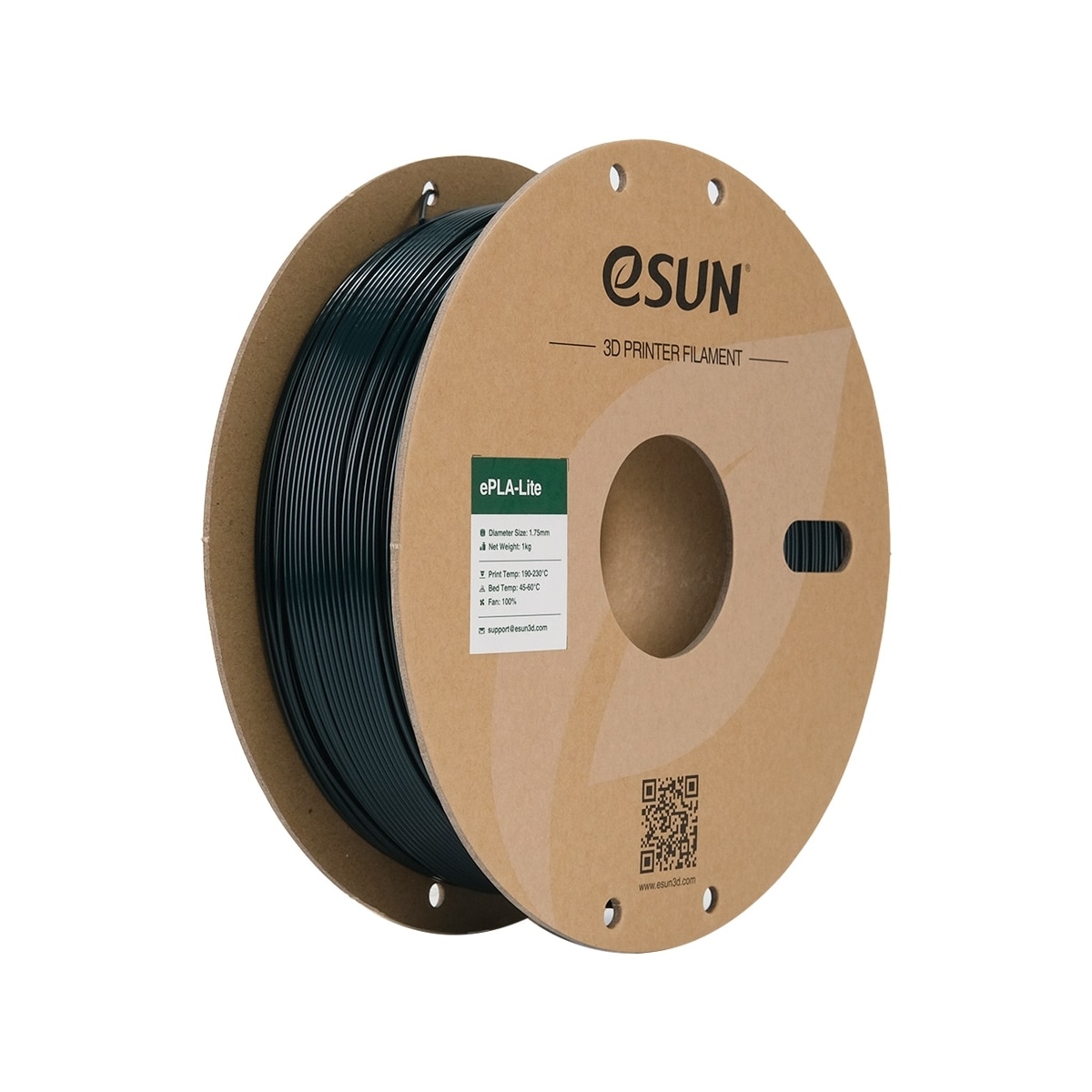 eSUN PLA Lite 1.75mm - 1kg - Black