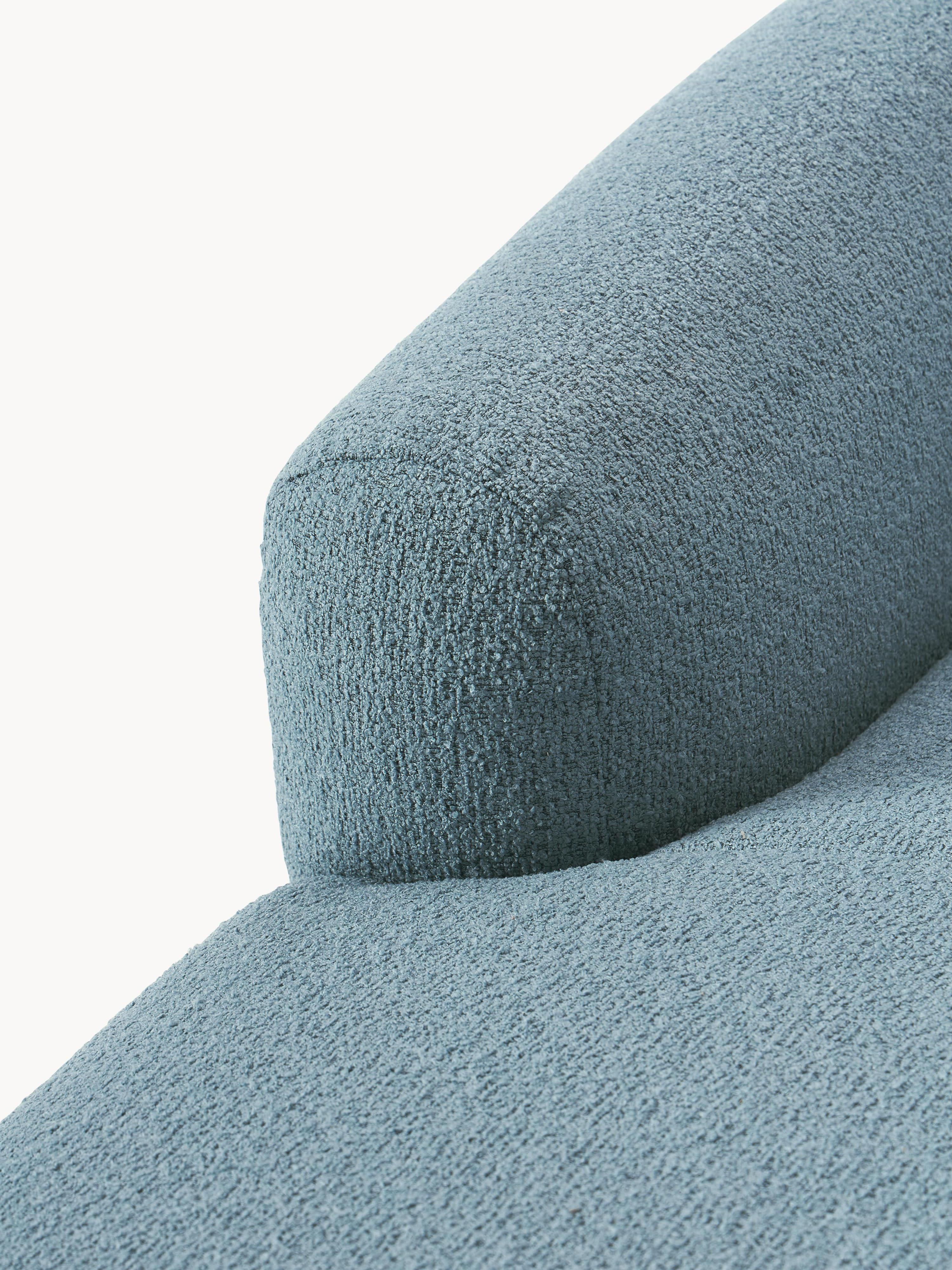 Chaise longue hoekmodule Sofia uit bouclé