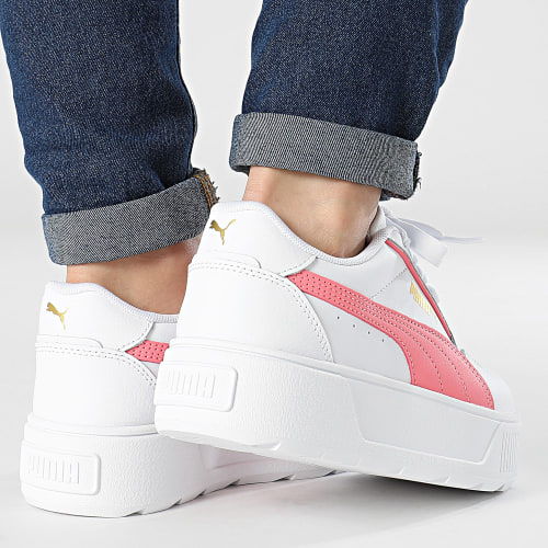 Baskets Femme Karmen Rebelle 388420 Puma White Passionfruit Gold