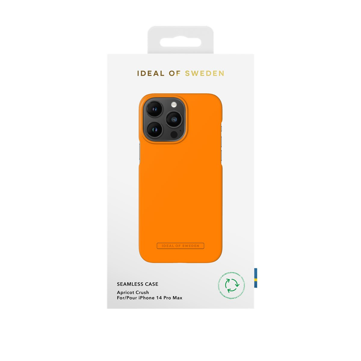 iPhone 14 Pro Hardcase Hülle Seamless Case Recycled (IDFCAS23-I2261P-464) - Apricot Crush (Orange)