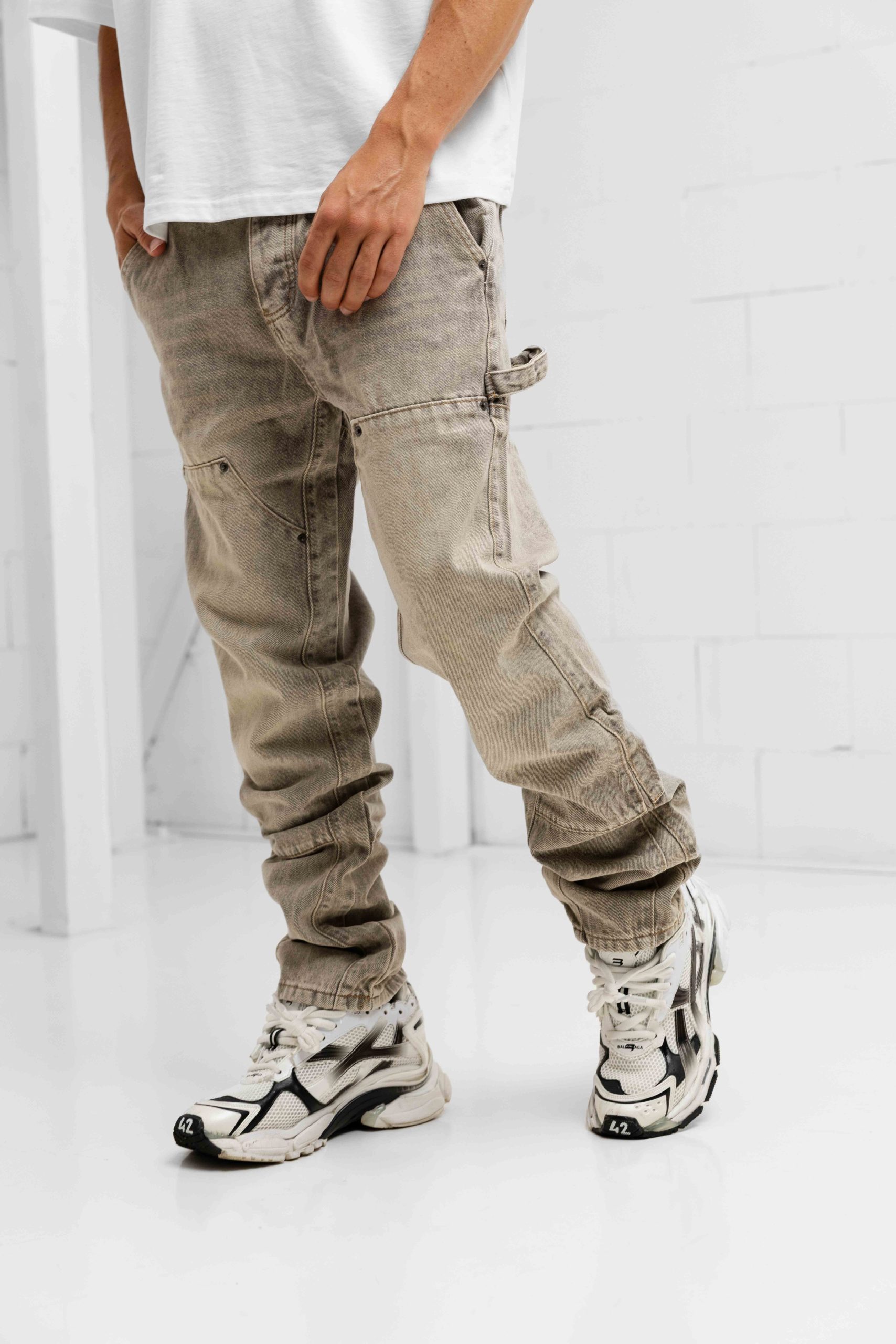 Project x Paris Carpenter Jeans Heren Lichtgrijs