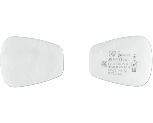 Deeltjesfilters voor maskers uit de 3M™ 5925PRO10-serie (serie 6000, 6500 en 7000), beschermingsniveau FFP2, 20 stuks