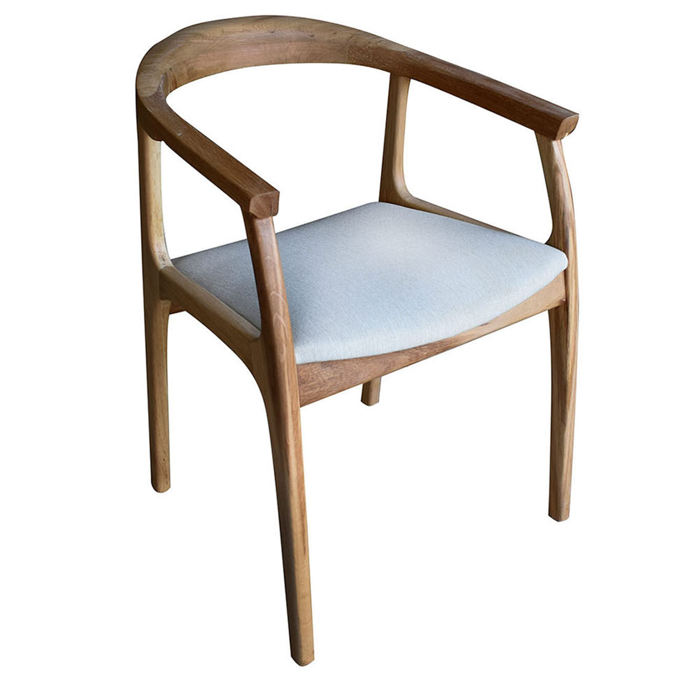 Wooden Art Chaise porto noyer - 68x49x40 cm