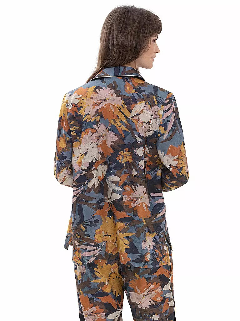 MEY Pyjamashirt dunkelblau