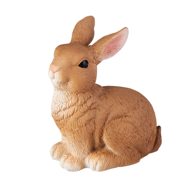 Hase sitzend - aus Polyresin - ca. 5 x 7,5 x 8,5 cm