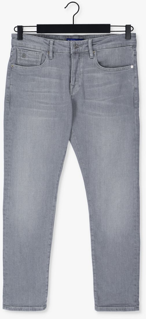 SCOTCH & SODA lichtgrijze scotch & soda slim fit jeans essentials ralston with recycled cotton - grey stone