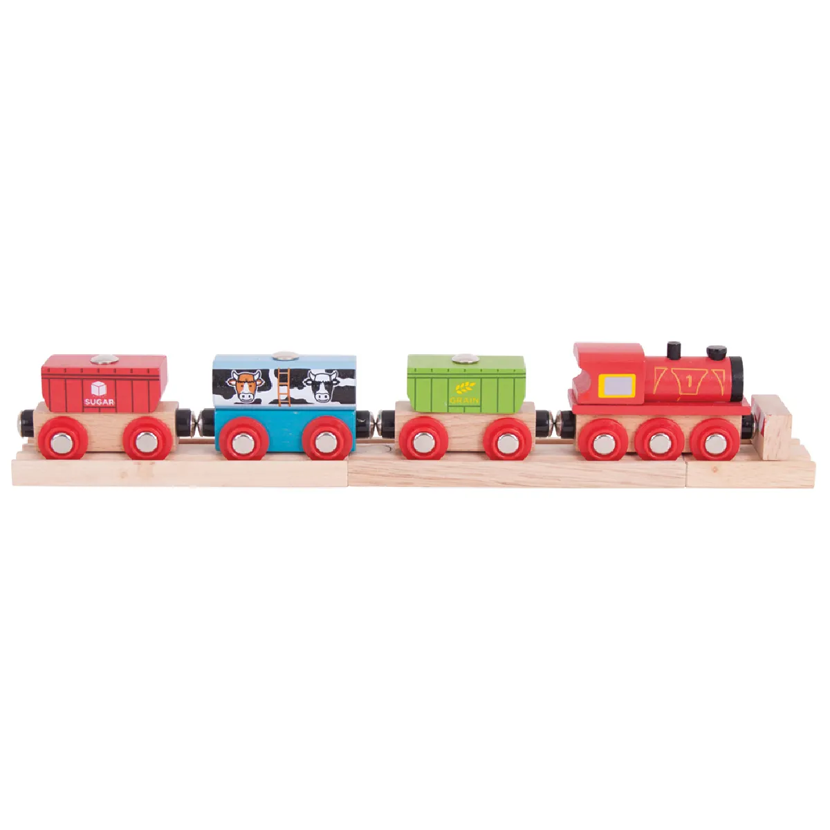 Bigjigs Rail Moteur et wagons