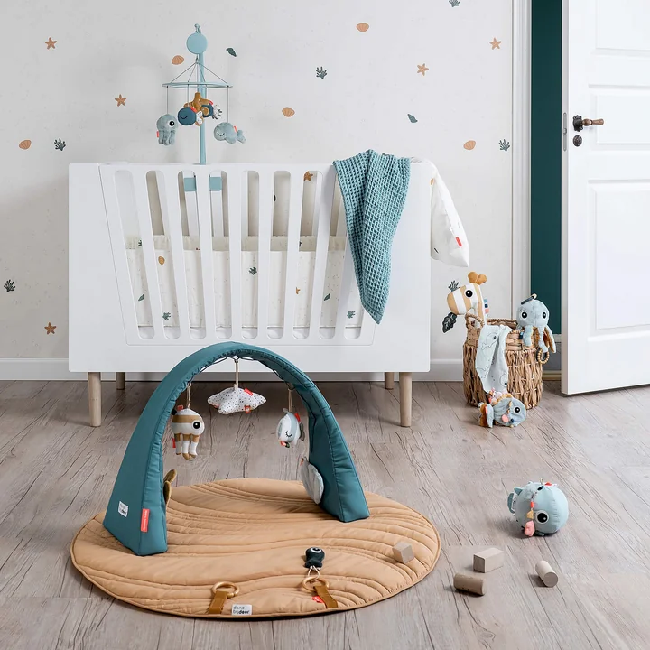 Done by Deer - Babybett, 70 x 140 cm, weiss