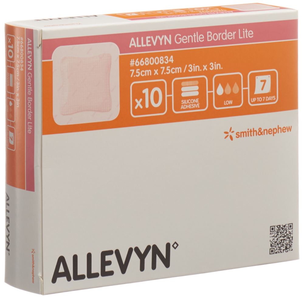 ALLEVYN 7.5x7.5cm 10 Stk<br>10 Stück, 7.5x7.5cm