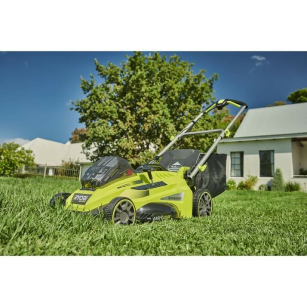 Tondeuse a gazon sur batterie brushless rlm36x46h50pg 36v - coupe 46 cm - ramassage et mulching - batterie 5,0 ah + charge