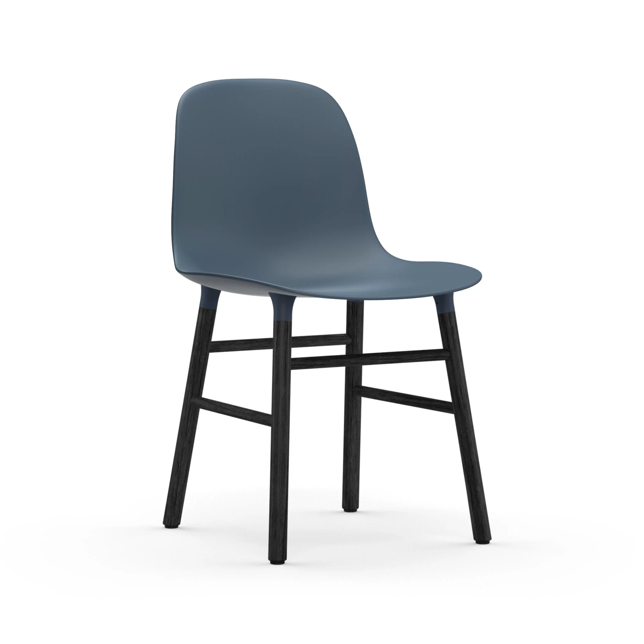 Normann Copenhagen  Form chair, sort/blå