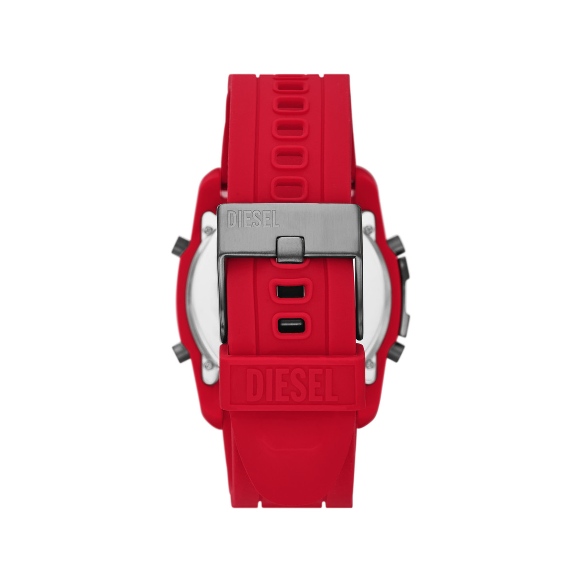 Montre DIESEL Master Chief homme silicone rouge