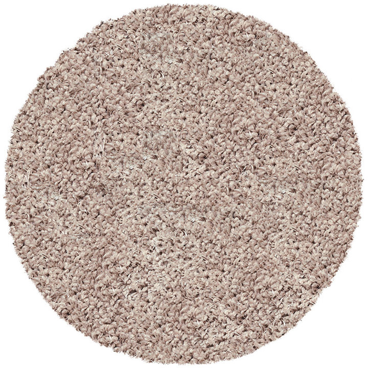 Rond Hoogpolig Vloerkleed - Twilight Beige 6611 | Zacht!