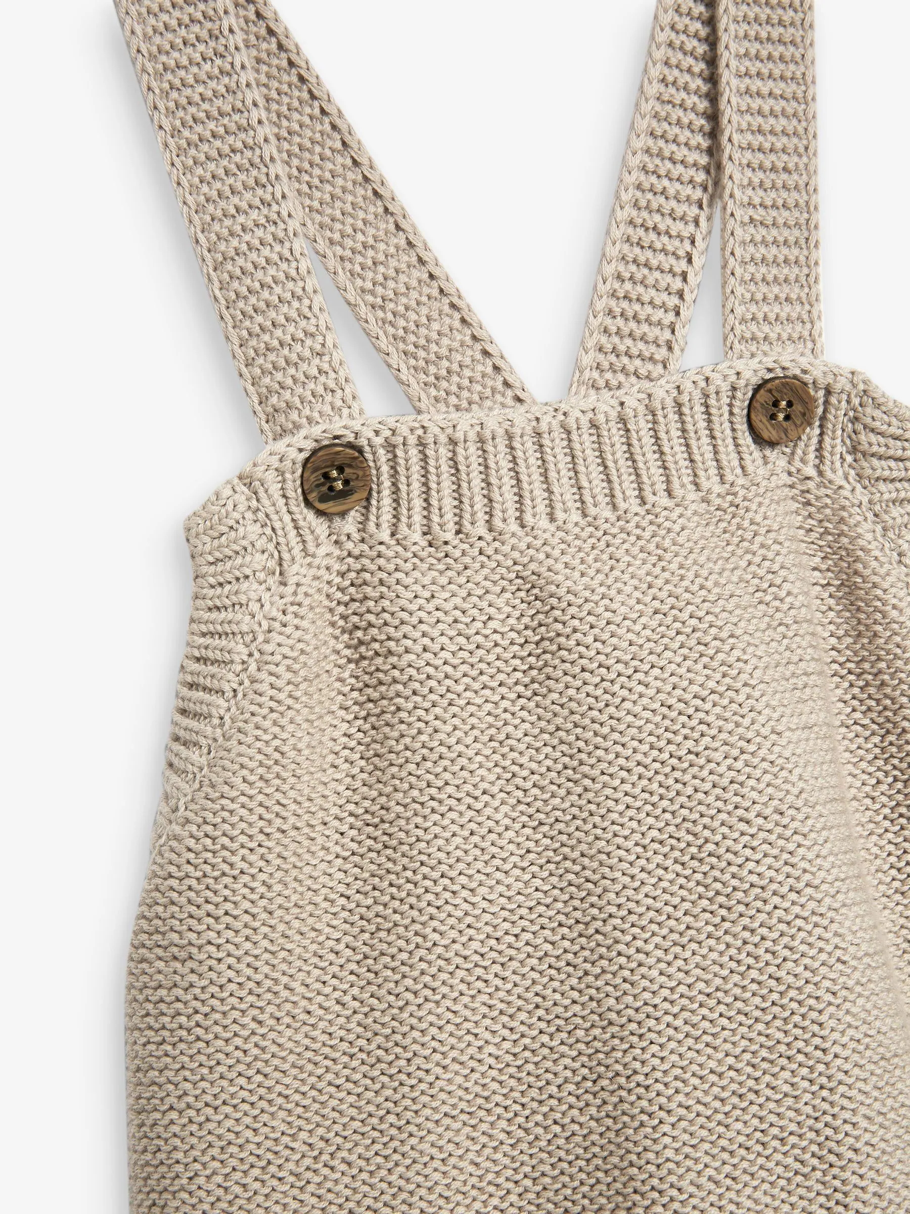 Crème - The Little Tailor stijlvol gebreid babyrompertje van 100% katoen
