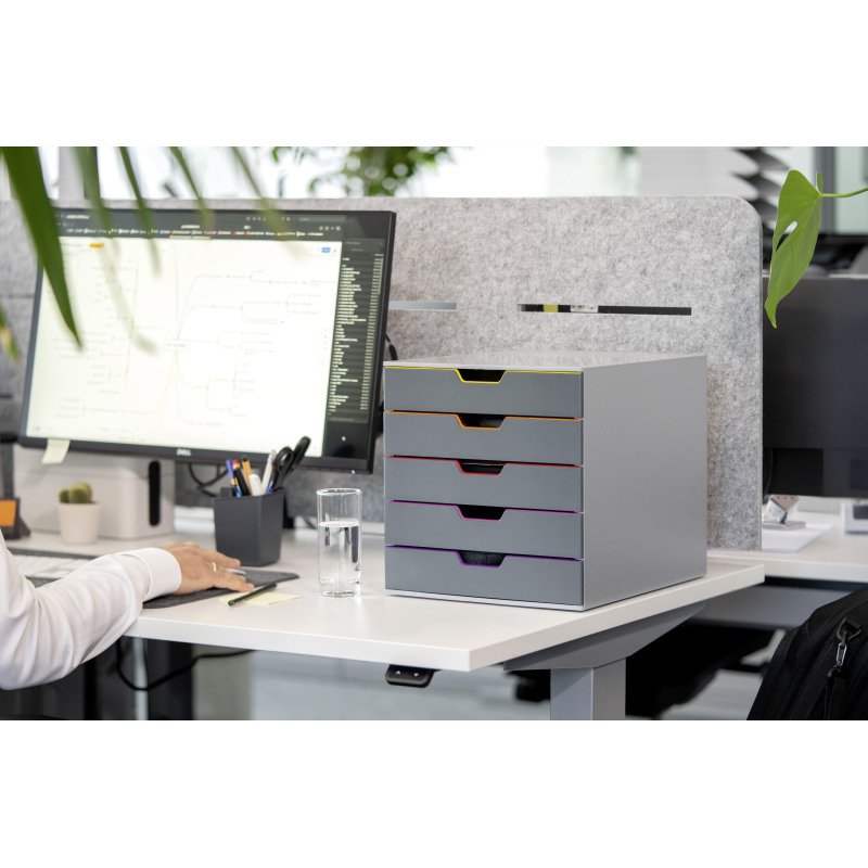 Module de classement Durable Varicolor® 5 tiroirs