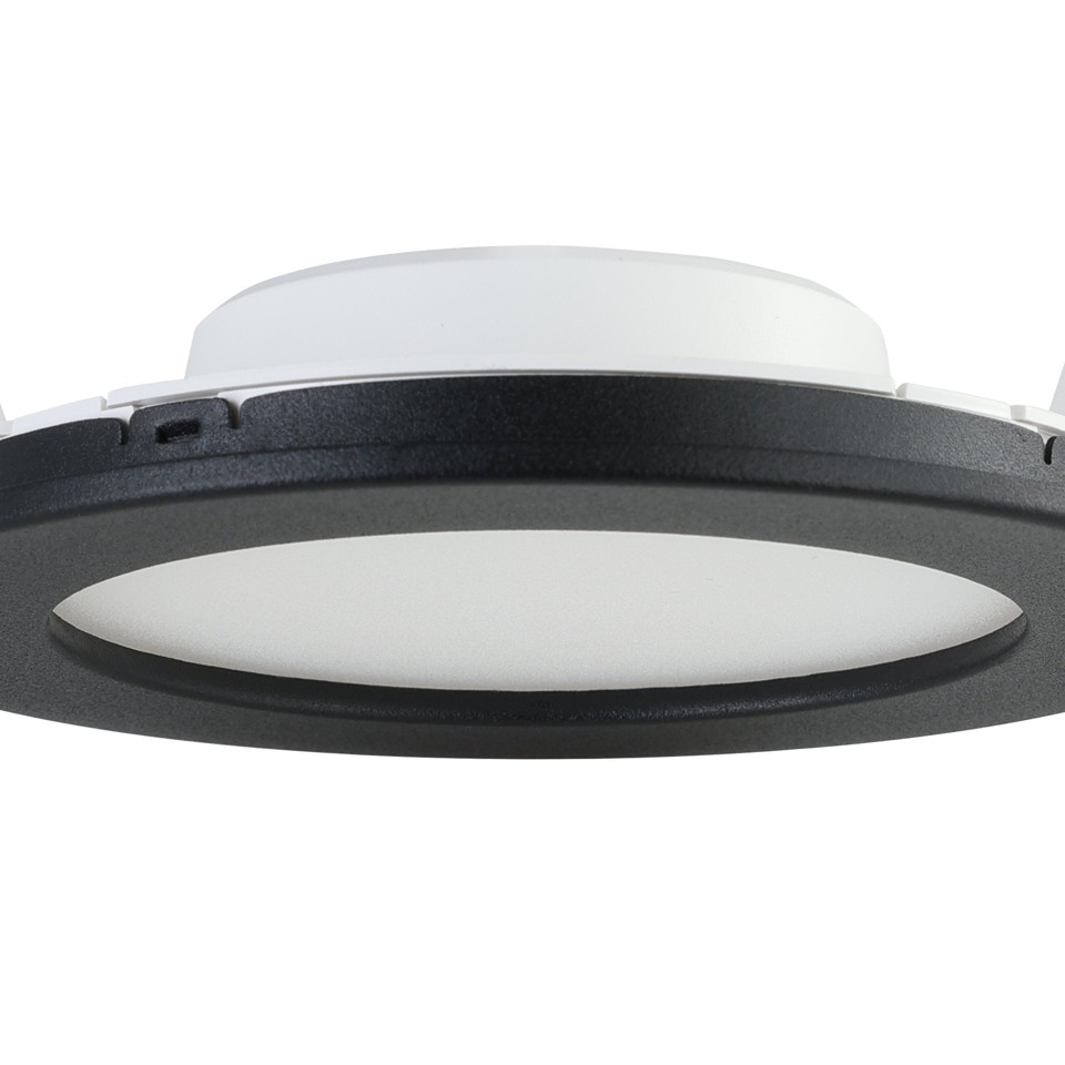 EGLO - Fueva-Z indbyg. sort Ø12 - TW - Zigbee, Bluetooth