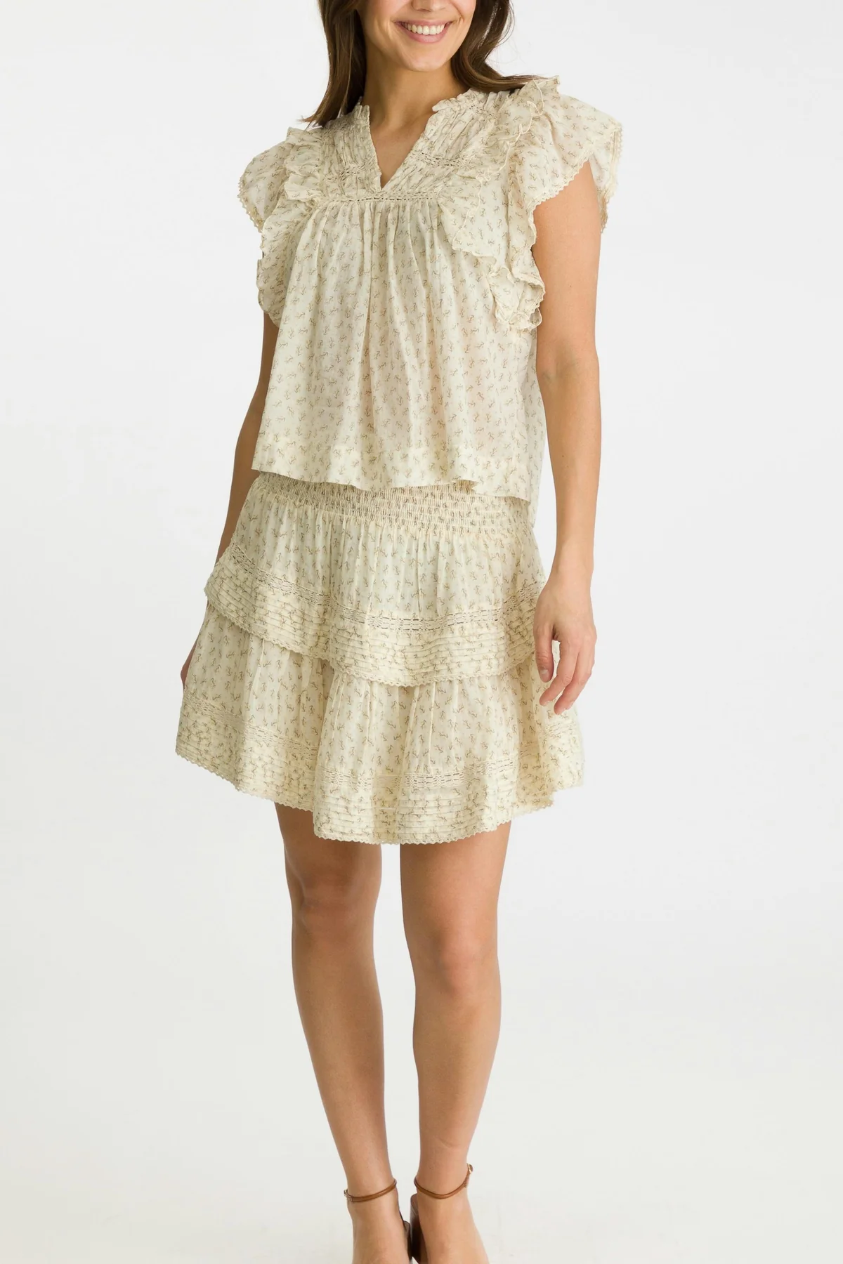 Neo Noir Kenia Basic Blossom Skirt