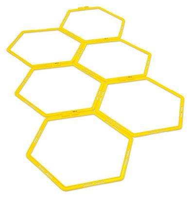 Speed Web Agilité  Explosivité  Jeu de Jambes Anneaux Hexagonaux Personnalisable