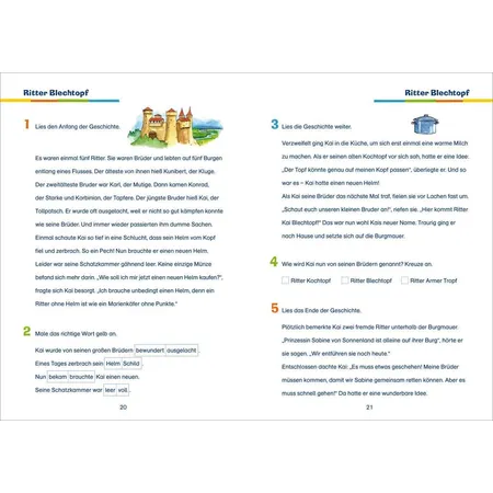 Tessloff FiT FÜR DIE SCHULE. Das kann ich! Lesen 2. Klasse