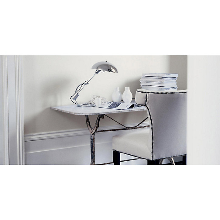 Peinture Crème De Couleur Dulux Valentine satin gris perle 2,5L