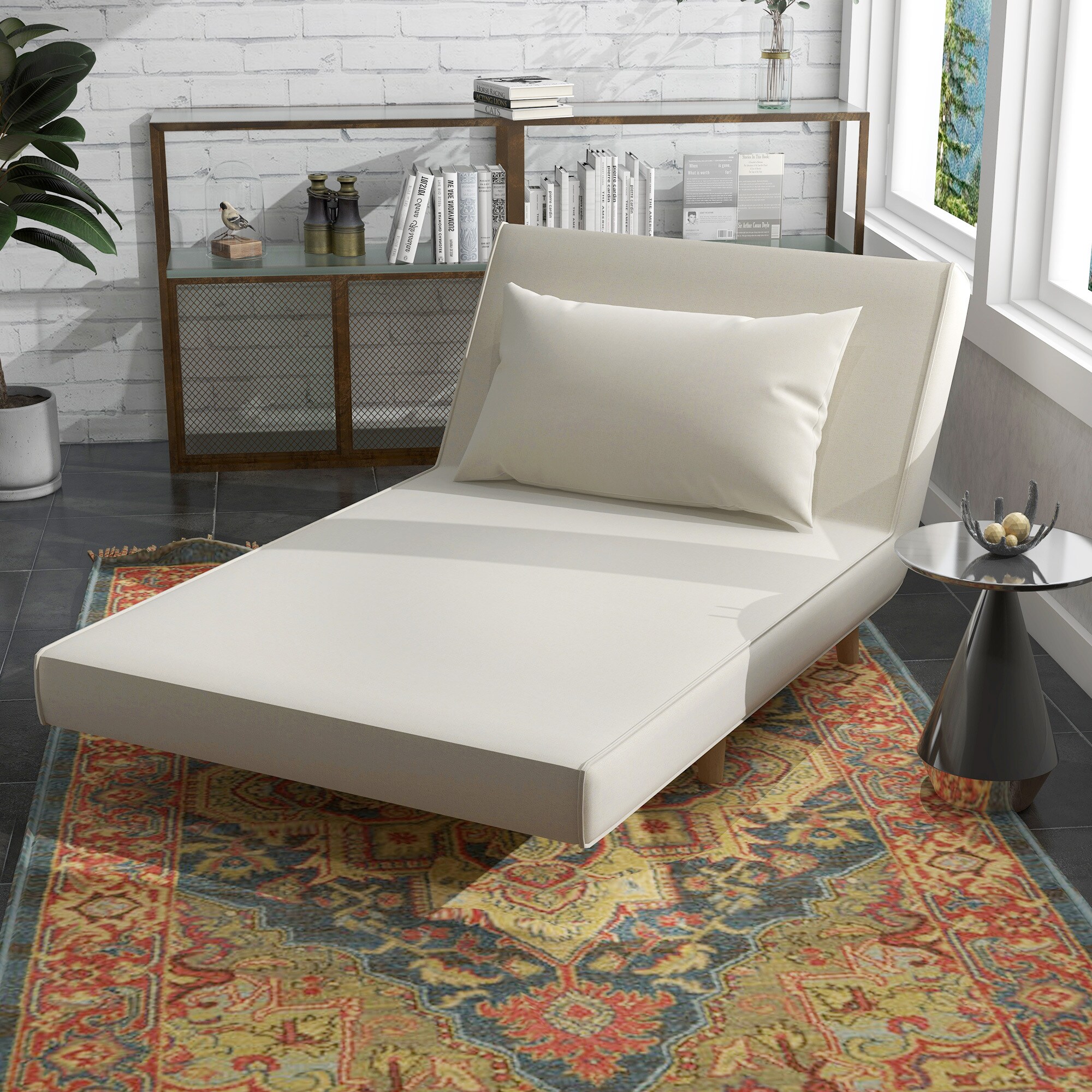 HOMCOM Schlafsofa Sofabett 95 x 95 x 80 (BxTxH)