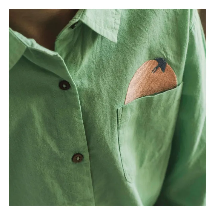 Jenest Chemise Teddy | Vert émeraude